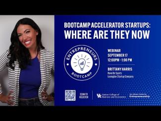 Bootcamp Accelerator Startups: Where Are They Now featuring RaveOn Sports