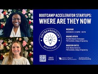 Bootcamp Accelerator Startups: Where Are They Now featuring NanoMed Technologies and R.A.M Medical