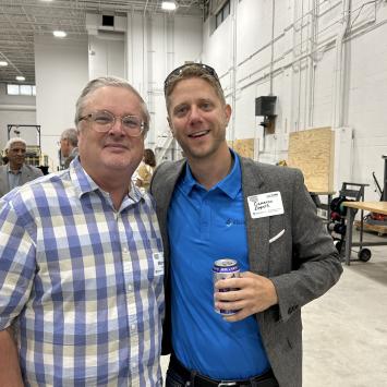 Photo of Warren Nash with Cameron Lippert