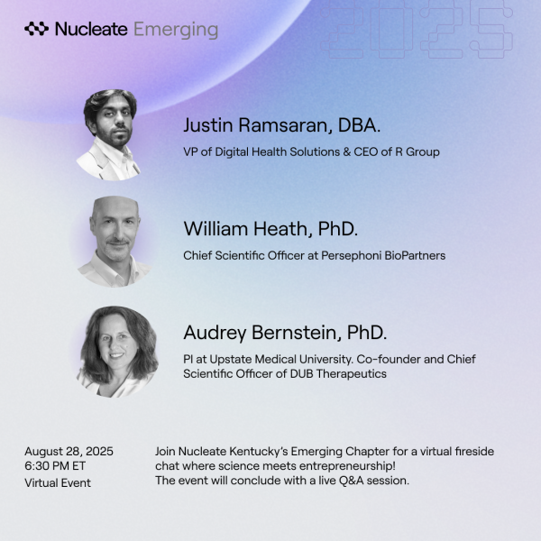 Webinar & Fireside Chat with Nucleate Kentucky’s Emerging Chapter